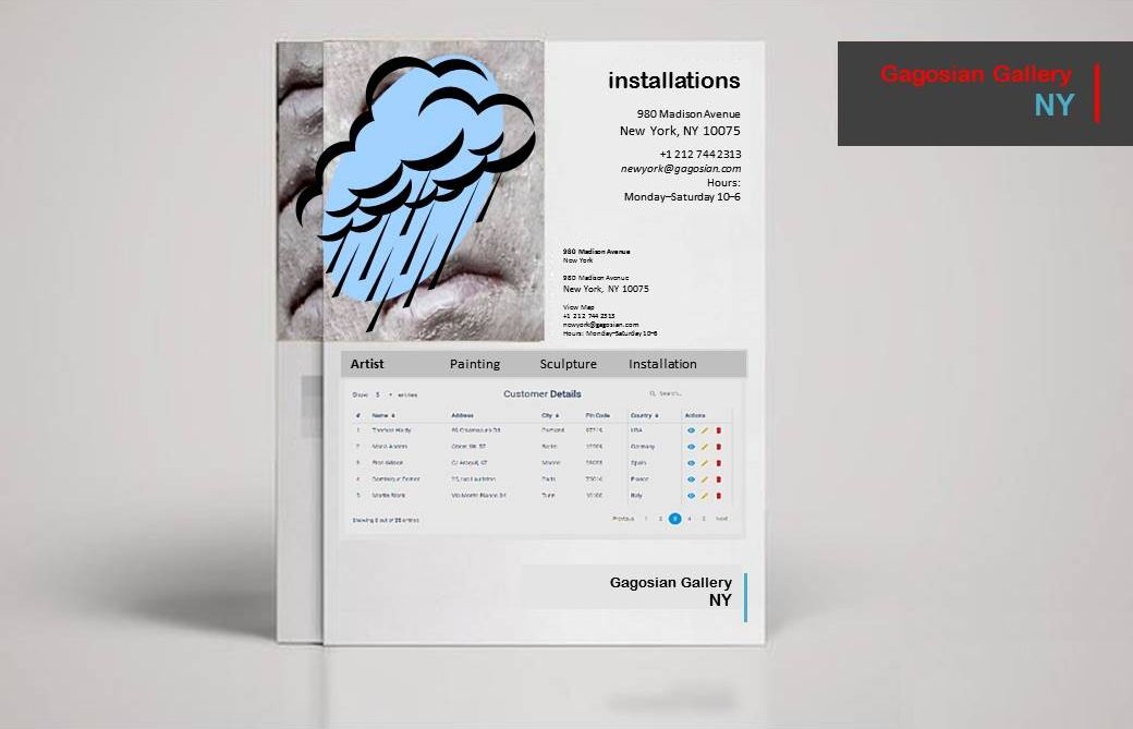 Template appartenente alla categoria Art design