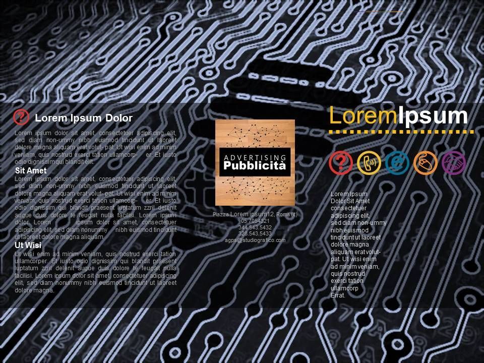Template appartenente alla categoria Desktop Publishing