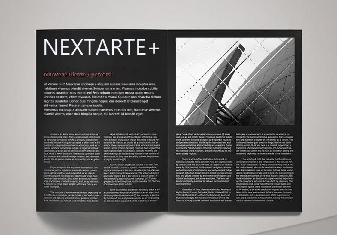 Template appartenente alla categoria Art design